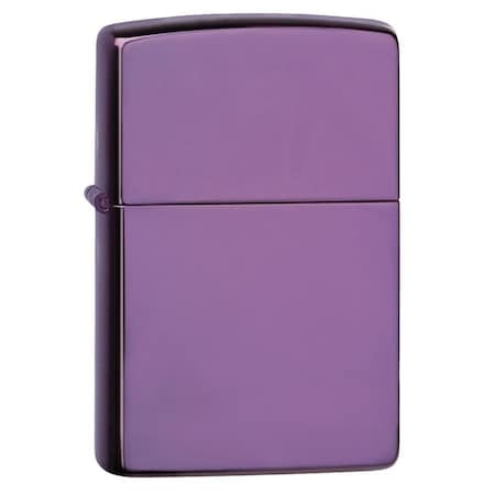 Zippo High Polish Purple Pocket Lighter 24747